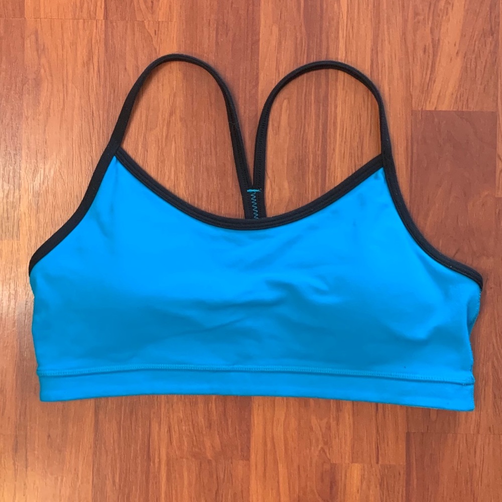 Lululemon blue sports bra 8